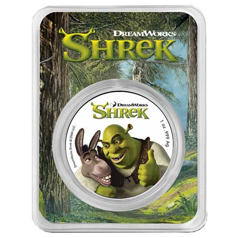 (2021) Niue - 2 $ (1 oz.) SHREK™ - stříbrná mince v blistru