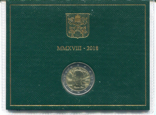 (2018) - 2 € - Vatikán - Otec Pio (UNC)